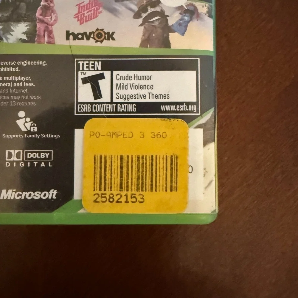 AMPED‎ 3 Microsoft Xbox 360, 2005 W/Manual Snowboarding Video Game